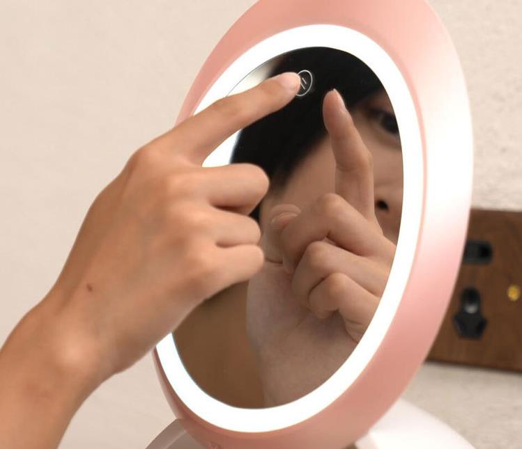Espelho de maquiagem LED